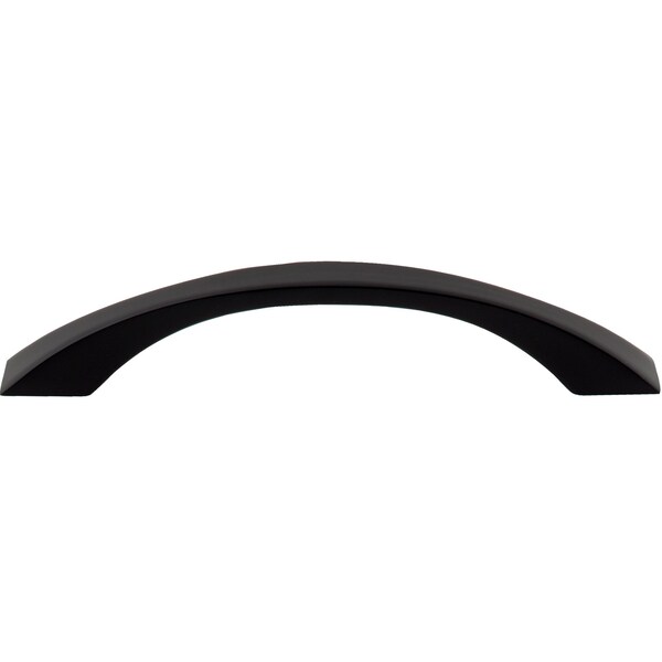 128 Mm Center-to-Center Matte Black Flared Philip Cabinet Pull